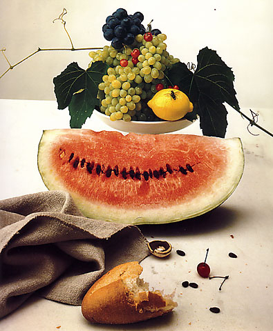 Still Life with Watermelon, New York