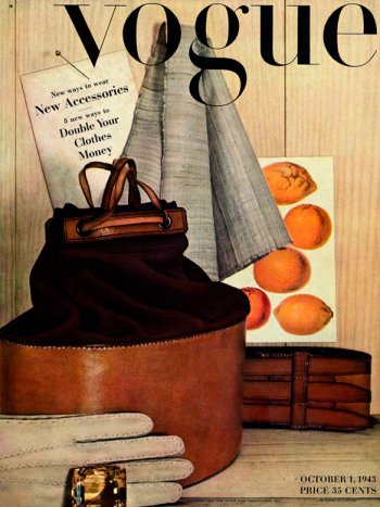 Una de las primeras imágenes de Penn para Vogue, 1943