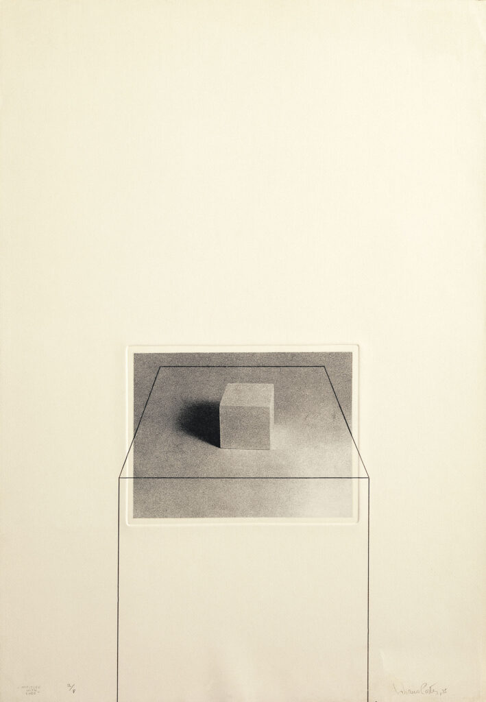 Untitled with Cube, 1975