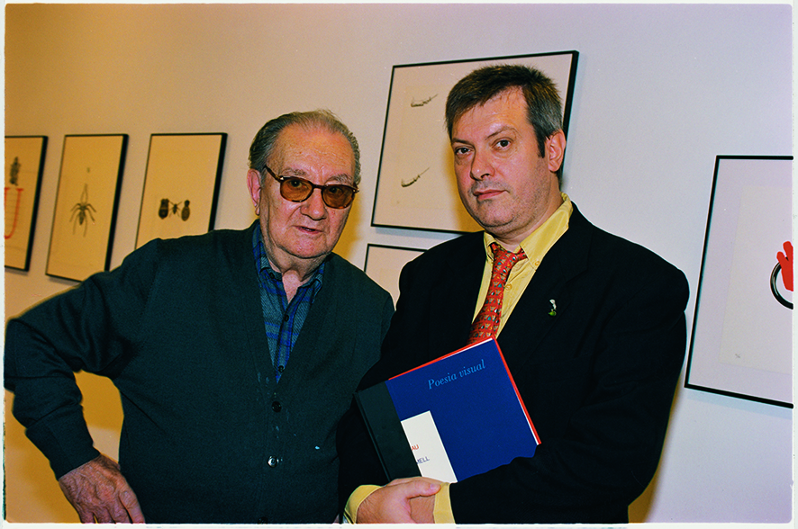 Joan Brossa y Miguel Marcos, 1997