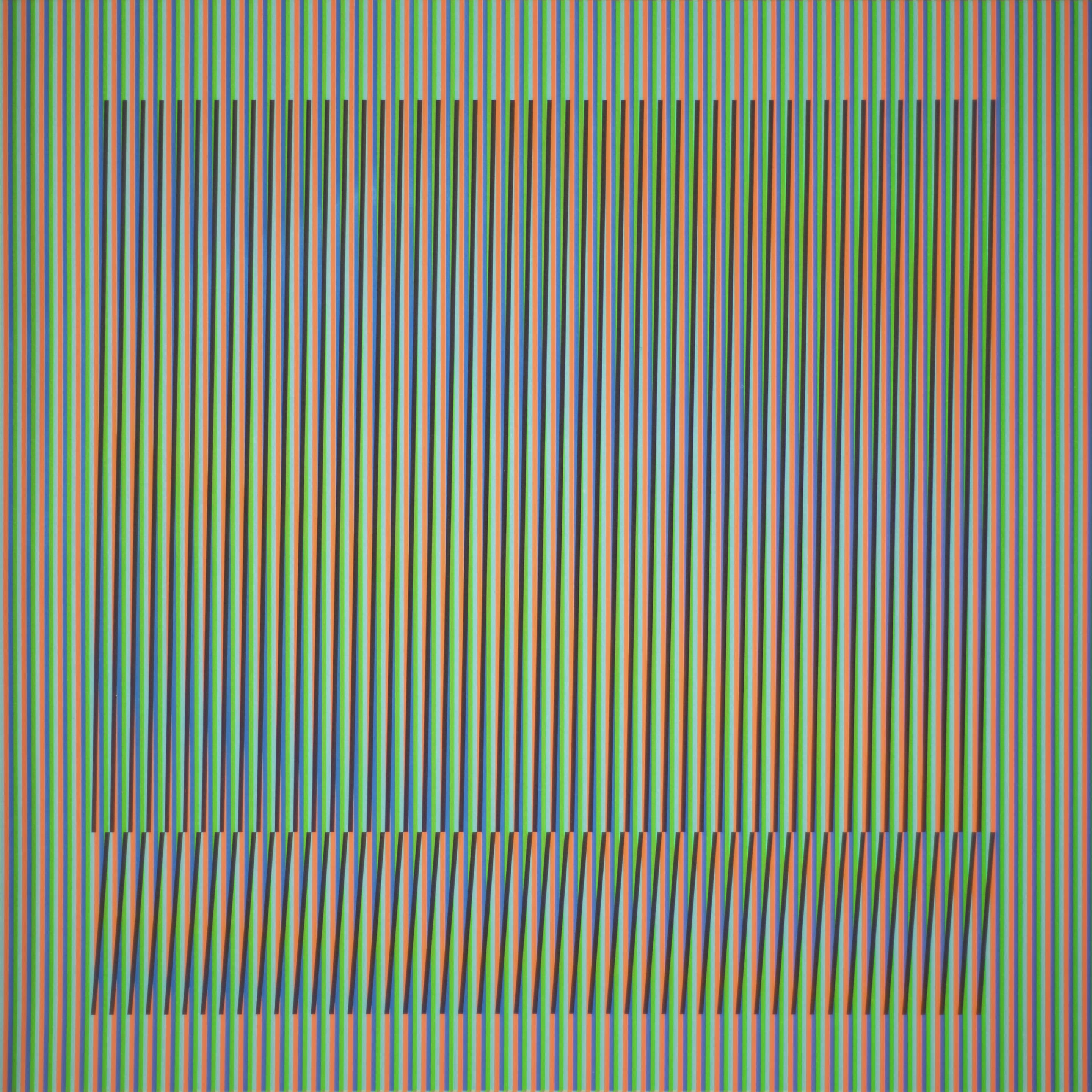 Carlos Cruz-Diez Induction Chromatique a double frequence Orinoco